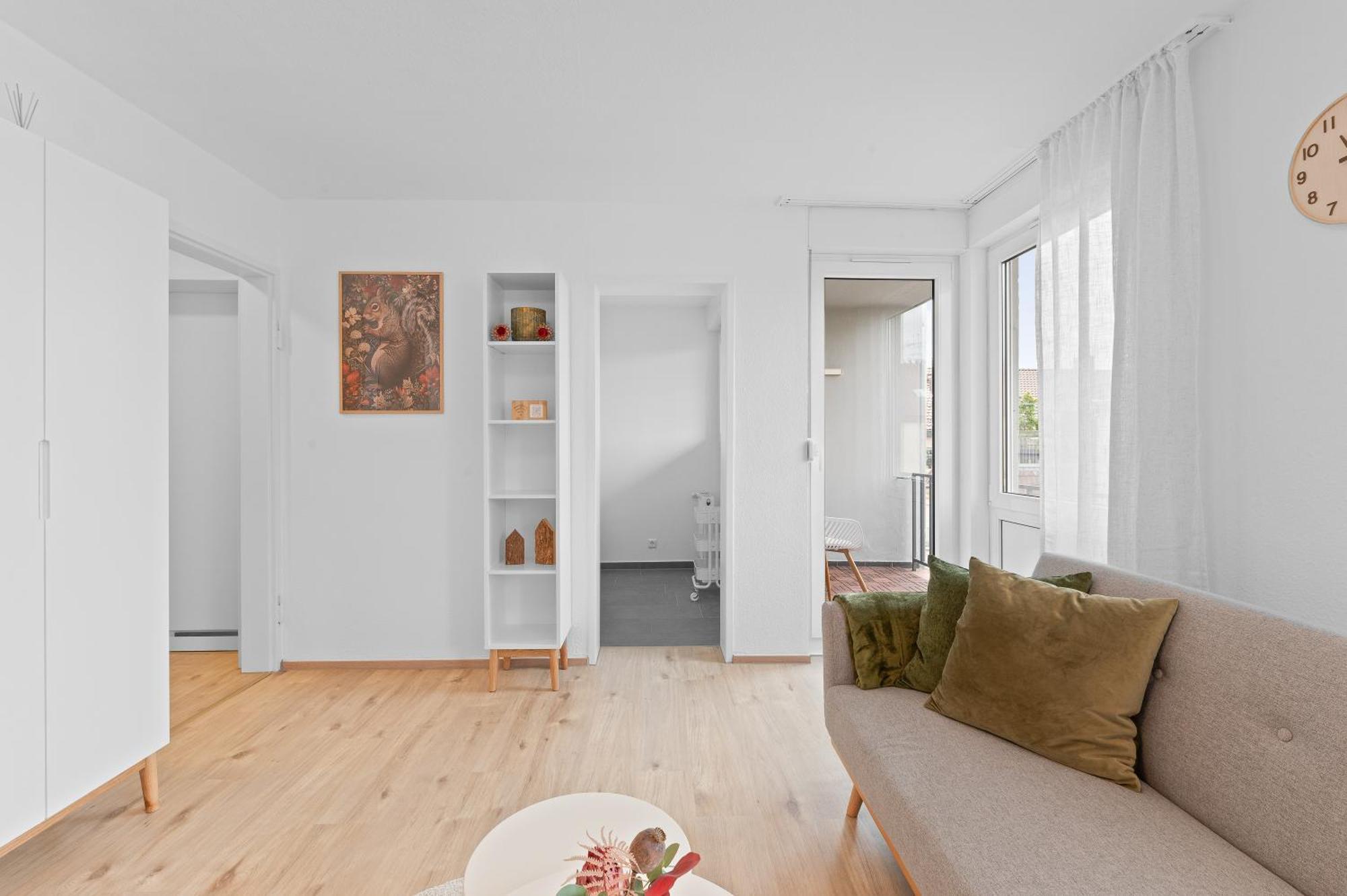 Wohlfuehl-Apartment I Zentral I Balkon I Kueche Fellbach Kültér fotó