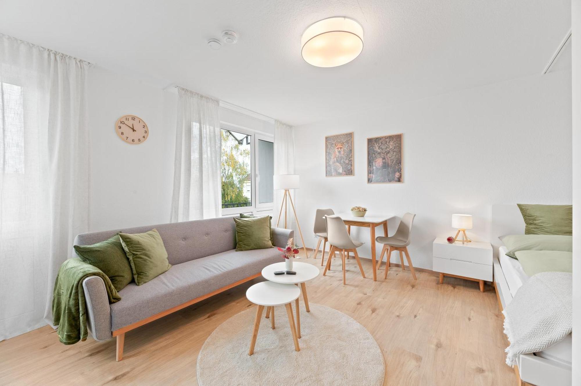 Wohlfuehl-Apartment I Zentral I Balkon I Kueche Fellbach Kültér fotó