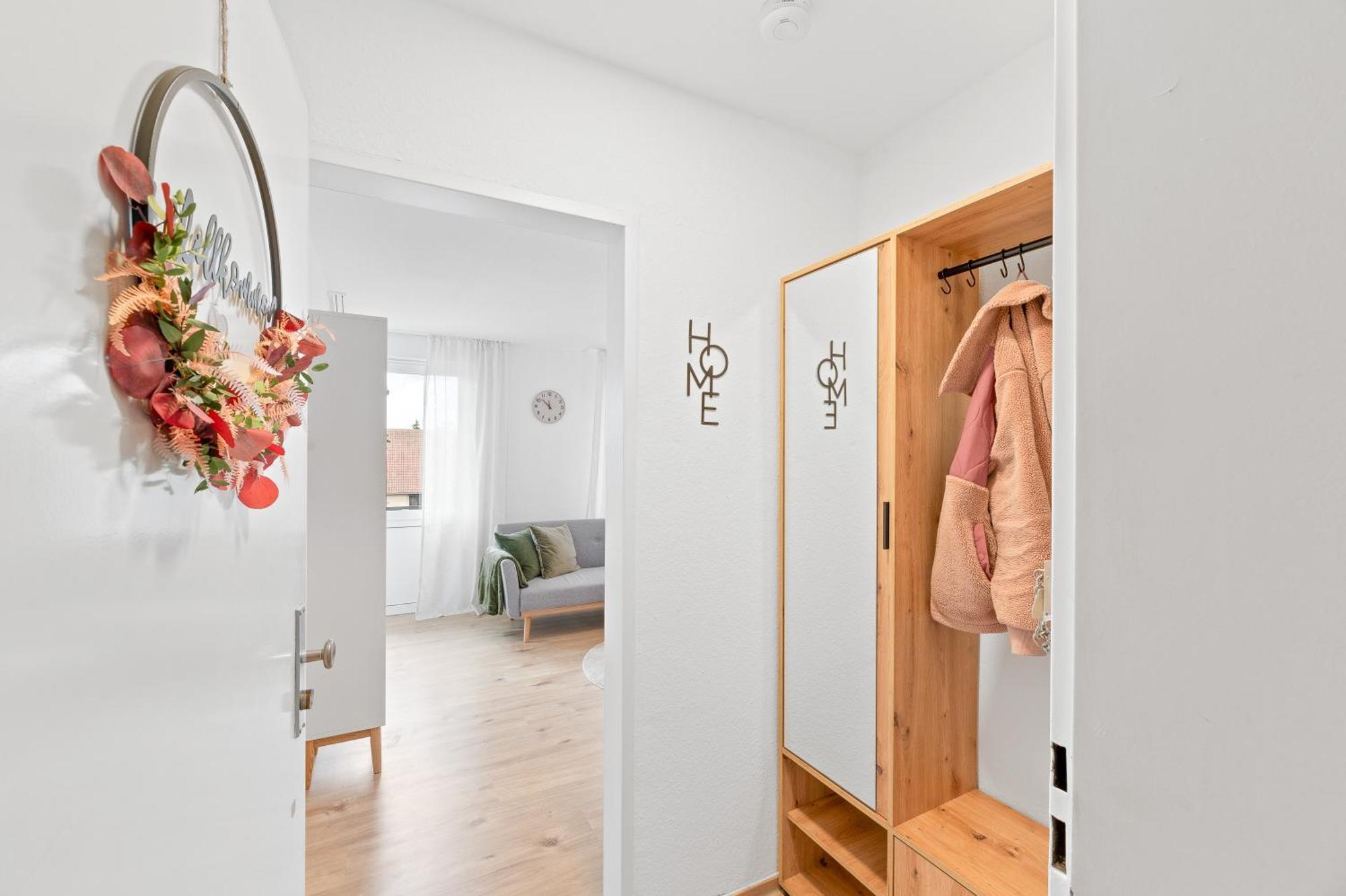 Wohlfuehl-Apartment I Zentral I Balkon I Kueche Fellbach Kültér fotó