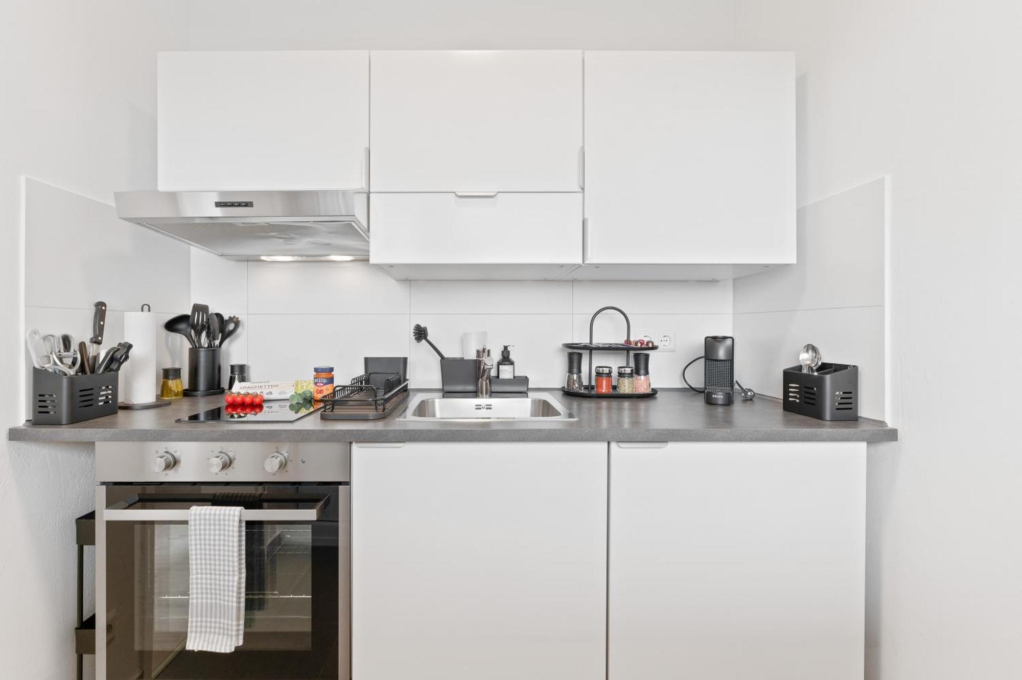 Wohlfuehl-Apartment I Zentral I Balkon I Kueche Fellbach Kültér fotó