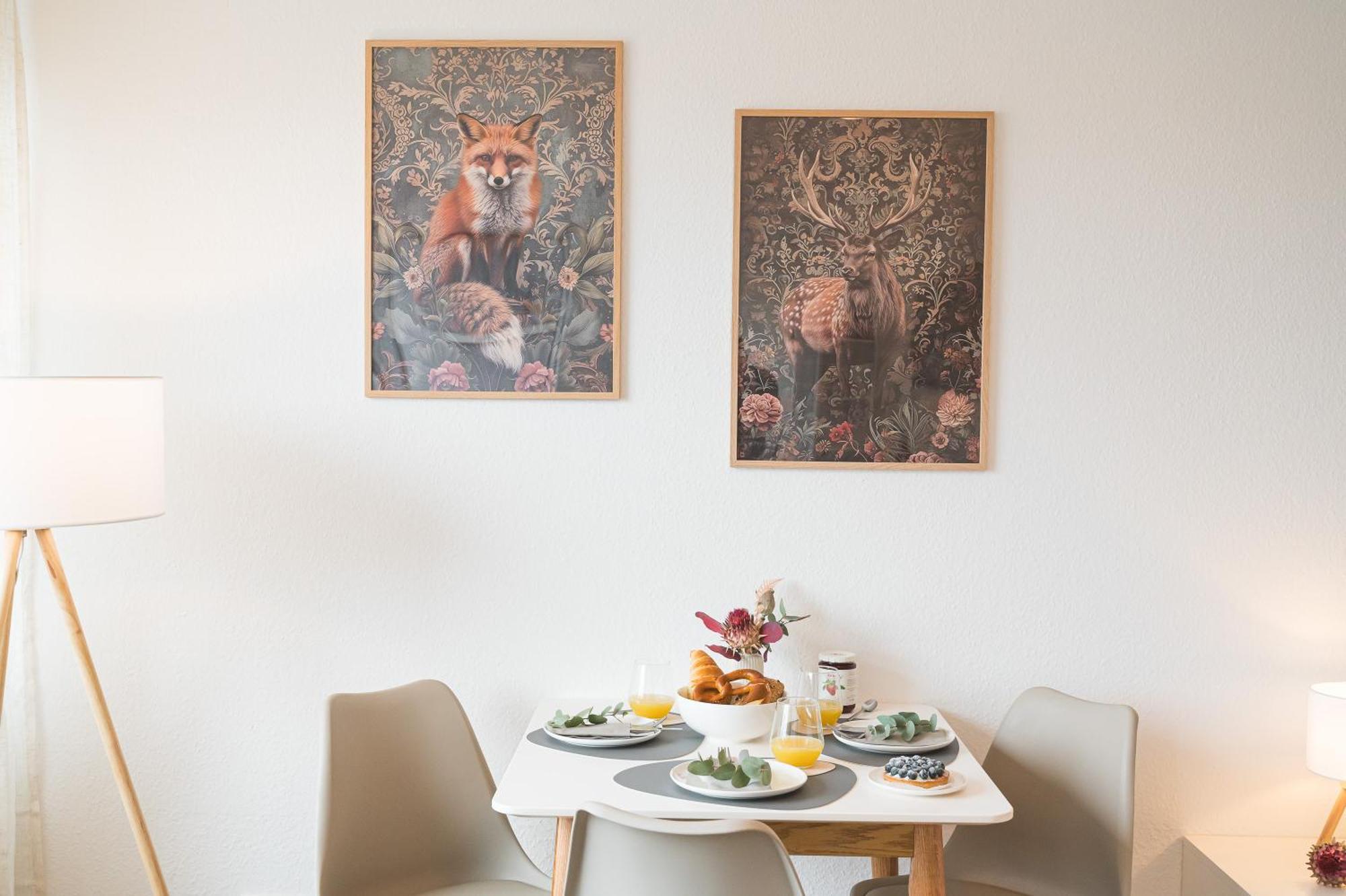 Wohlfuehl-Apartment I Zentral I Balkon I Kueche Fellbach Kültér fotó