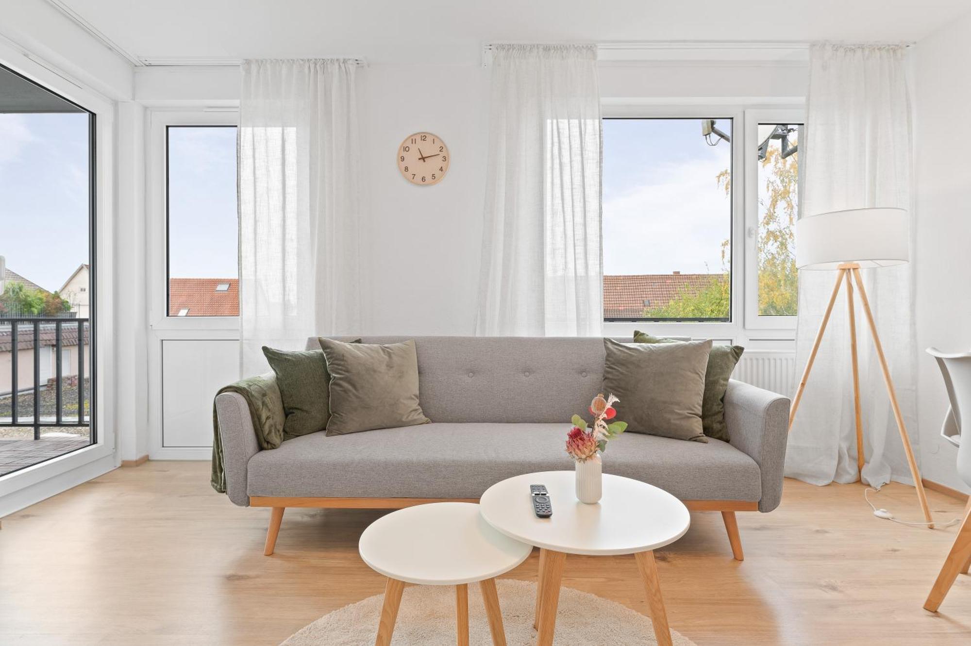 Wohlfuehl-Apartment I Zentral I Balkon I Kueche Fellbach Kültér fotó